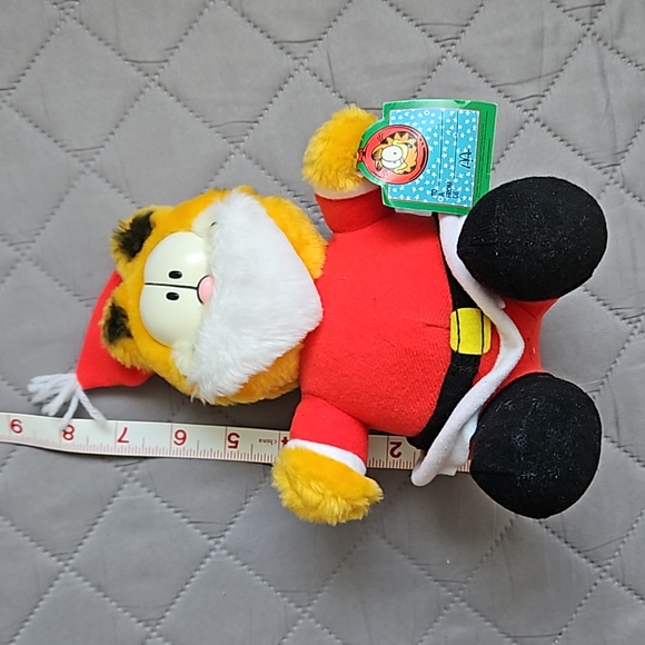 Vintage Garfield Santa - GARFIELD The Cat 8" Plush Stuffed Animal - Picture 7 of 7